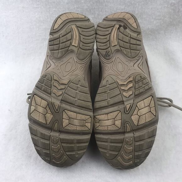 Vionic Womens Walker Taupe Mid-Top Lace-Up Sneaker Walking Shoes Size 9.5 (Wide) - Picture 8 of 10